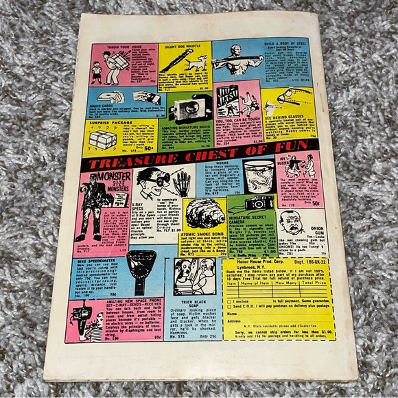 VINTAGE 1966 M.F. ENTERPRISES CAPTAIN MARVEL The Bat App SA Giant Size Comic #3 - Picture 8 of 8